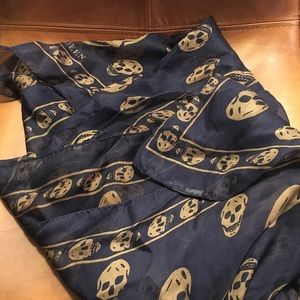 Alexander McQueen Skull-Pattern Scarf